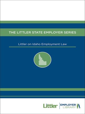 cover image of Littler on Idaho Employment Law